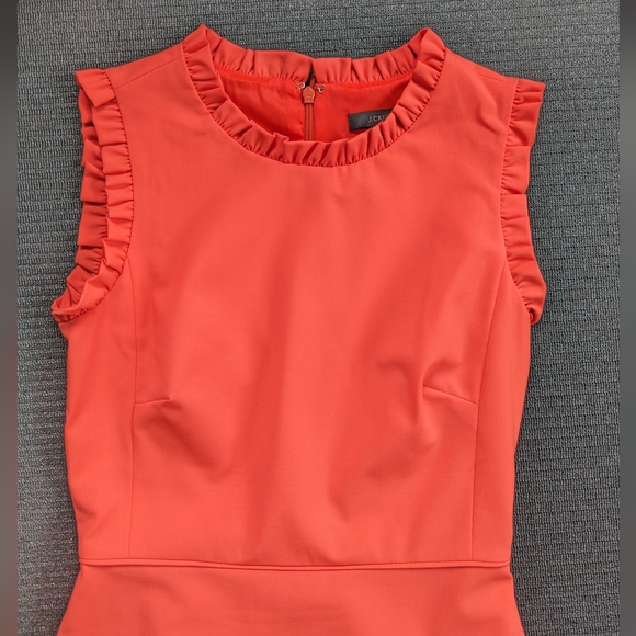 J. Crew Collection Ruffle Sheath Dress - Picture 4 of 7